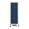 National Public Seating Room Divider, 6' Height, 9 Sections, Blue Panels and Grey Frame RDG6-9PT04 - alternate 1